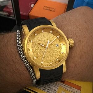 Invicta S1 Rally Yakuza Automatic Men's Watch - 48mm, Brown, Beige